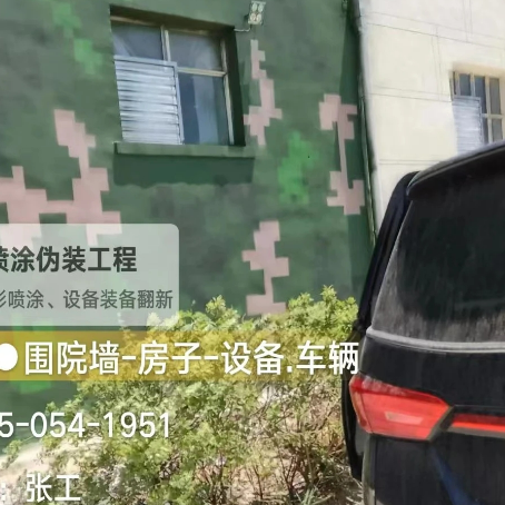 包头数码迷彩漆施工